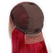 Red Straight and Body Wave 13X6 Lace Front Wigs