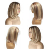 Highlight Blonde 613 4X4 Bob Wigs