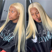 Blonde 613 Straight and Body Wave 13X4 Front Lace Wigs