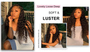 Loose Deep Wave 100% Unprocessed Virgin Hair Extensions 3 Bundle Deal