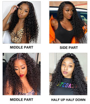 Glueless HD Curly 13x4 Front Lace Wigs