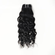 French Wave 100% Unprocessed Virgin Hair Extensions Natural Color with 13X4 Frontal