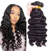 Loose Deep Wave 100% Unprocessed Virgin Hair Extensions 3 Bundle Deal