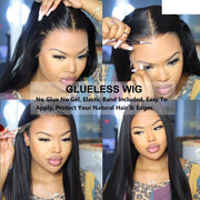 Glueless HD Straight and Body Wave Front Lace Wigs 13X4