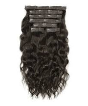 Clip-ins Curly 100% Virgin Hair Extensions Natural Color