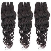 French Wave 100% Unprocessed Virgin Hair Extensions Natural Color with 13X4 Frontal