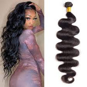 Body Wave Virgin Hair Extensions Natural Color 3 Bundle Deal