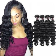 Loose Deep Wave 100% Unprocessed Virgin Hair Extensions 3 Bundle Deal