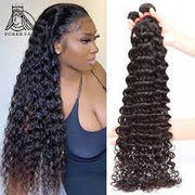 Loose Deep Wave 100% Unprocessed Virgin Hair Extensions 3 Bundle Deal