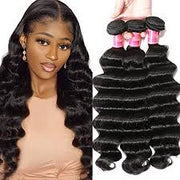 Loose Deep Wave 100% Unprocessed Virgin Hair Extensions 3 Bundle Deal