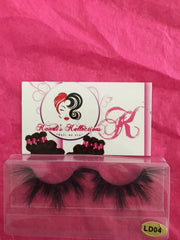 5D 100% mink eyelashes LD series (Length: 2.5 cm)