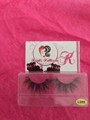 5D 100% mink eyelashes LD series (Length: 2.5 cm)