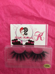 5D 100% mink eyelashes LD series (Length: 2.5 cm)