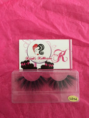 5D 100% mink eyelashes LD series (Length: 2.5 cm)