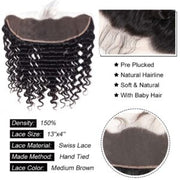 Curly Frontal Swiss Lace  13X4 & 13X6