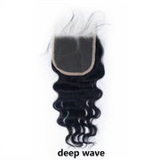 Closure curly Swiss Lace 4x4 Closure  Natural Color