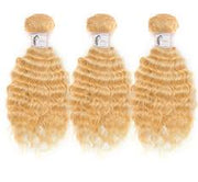 Blonde #613/T1B-613 Virgin Hair Extensions 3 Bundles Deal