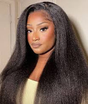 Curly 13x6 Full Lace Wigs Natural Color