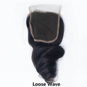 Closure curly Swiss Lace 4x4 Closure  Natural Color