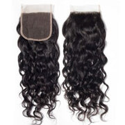 Closure curly Swiss Lace 4x4 Closure  Natural Color