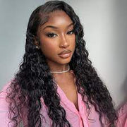 Curly 13x6 Full Lace Wigs Natural Color