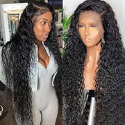 Curly 13x6 Full Lace Wigs Natural Color